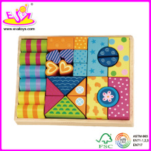 Wooden Educational Blocks (W14G013)